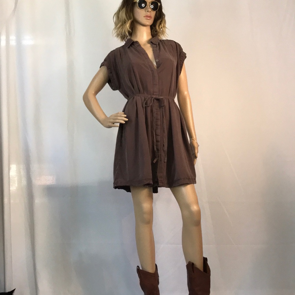 Wishlist | 100% Tencel Tunic Dress With Wais…